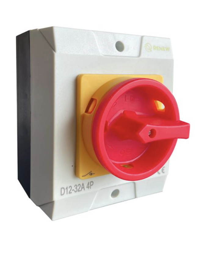 32 AMP AC Single Phase Rotary Isolation Switch - Surface Mount