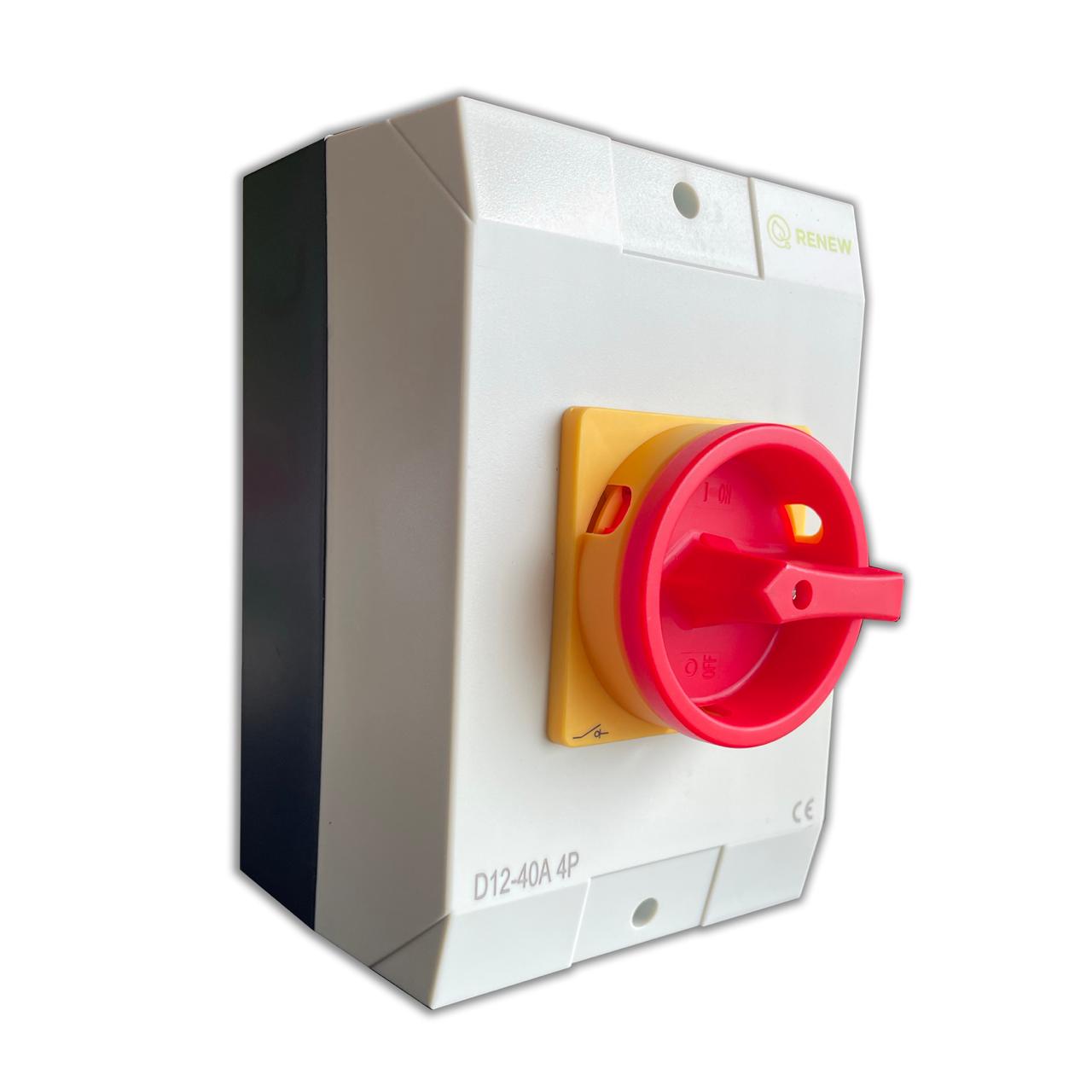 40 AMP AC Single Phase Rotary Isolation Switch