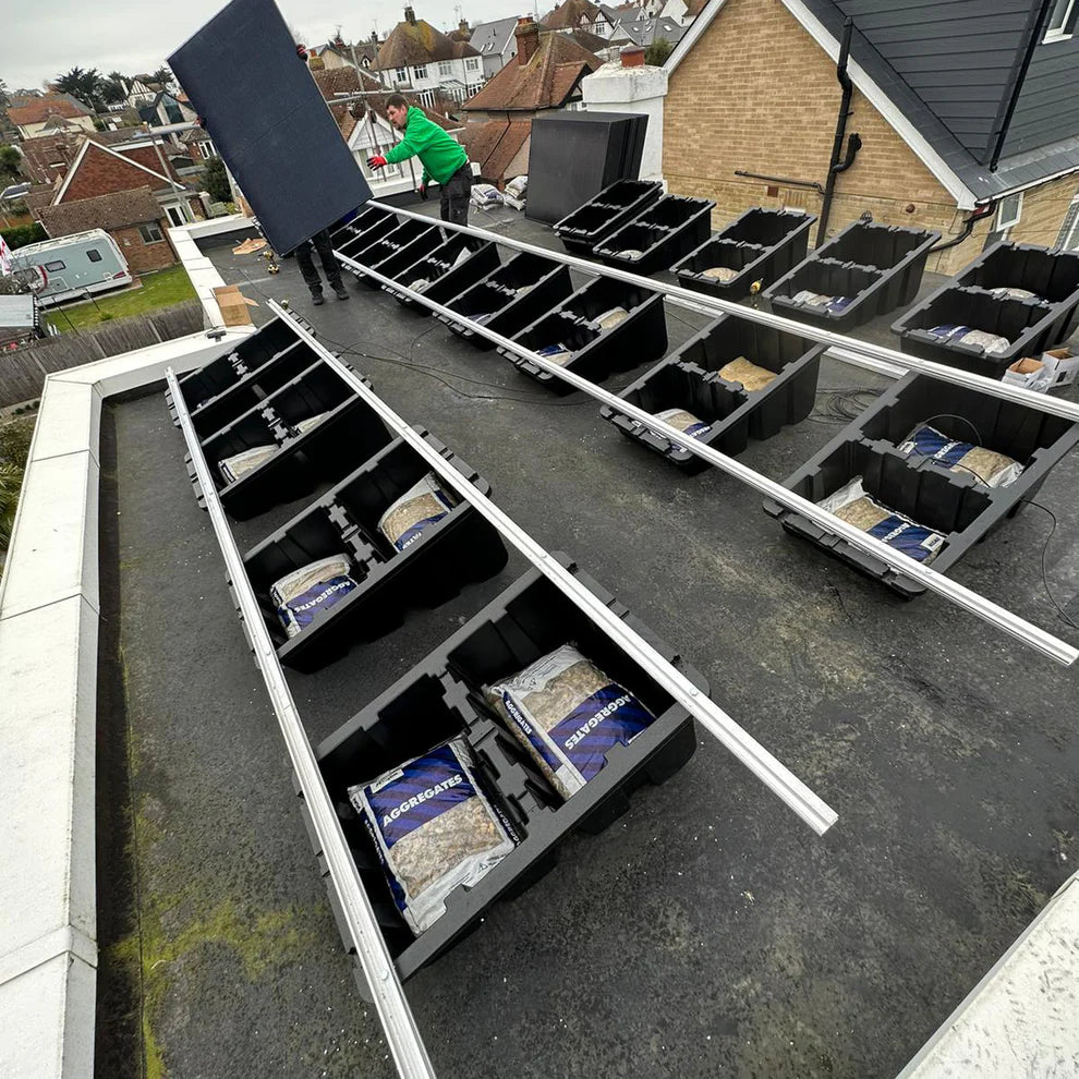 Fast Tub 13° For Flat Roof & Ground Mounting System For Solar PV Panels