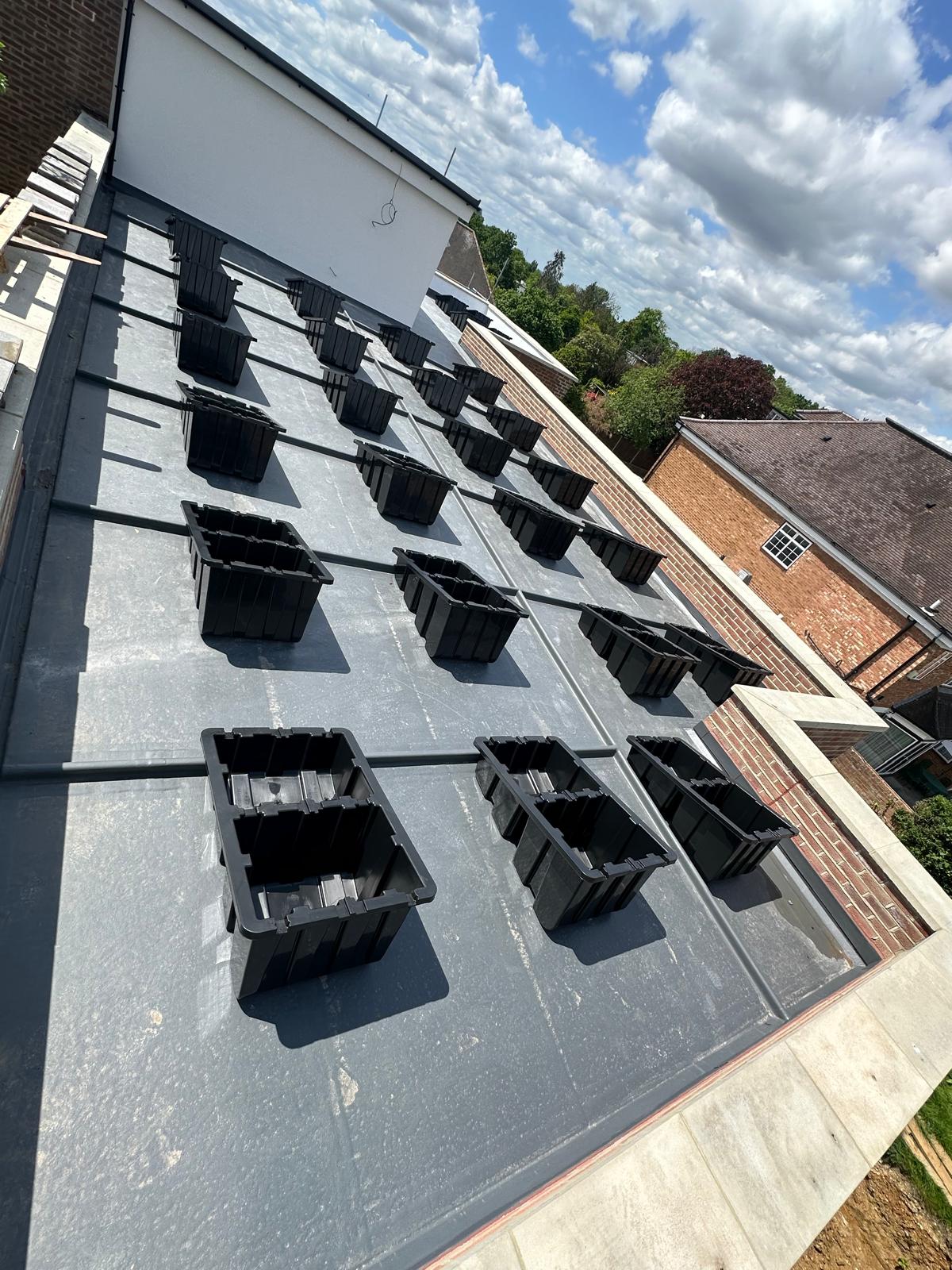 10 Panel in 2 Rows Solar Panel Mounting Kit - Portrait (Flat Roof or Ground Mounting)