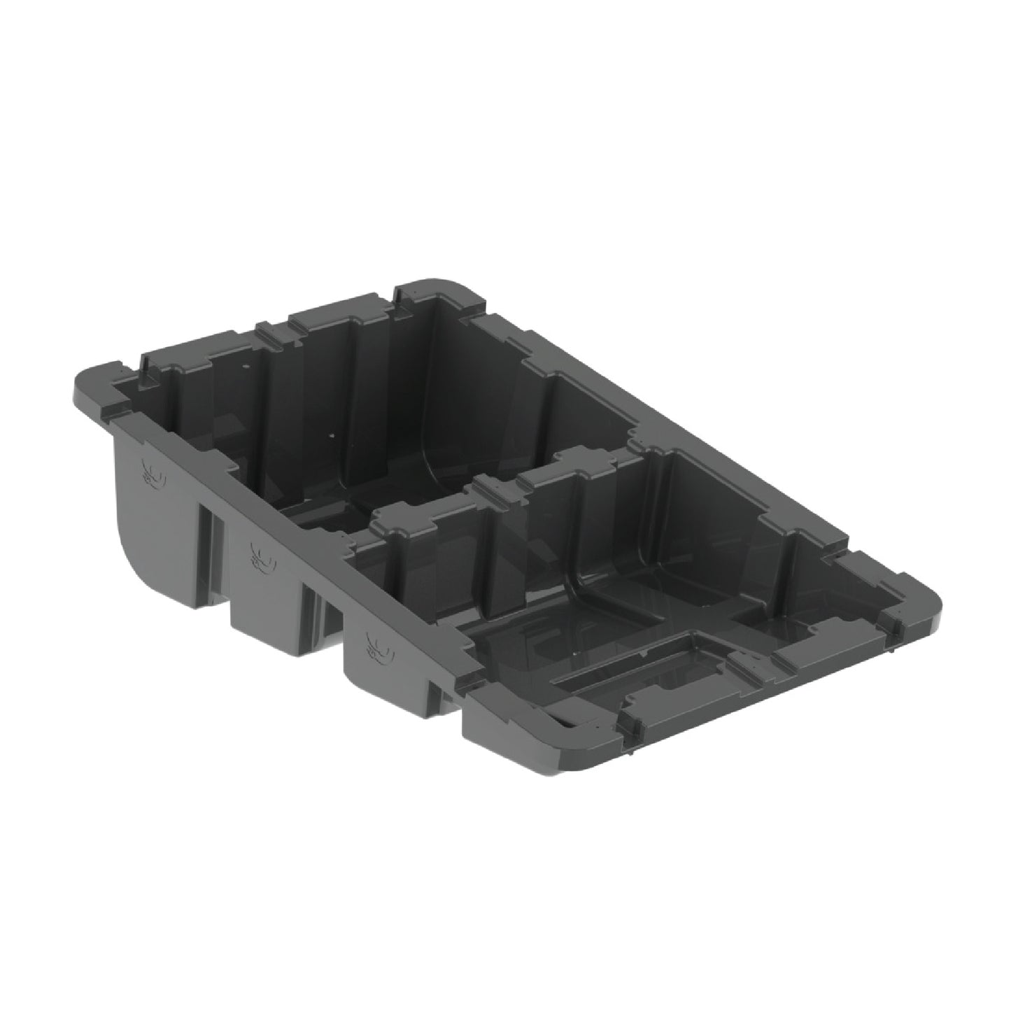 6 Panel Single Row Portrait Flat Roof & Ground Fast Mounting Kit 18 Degree Tubs