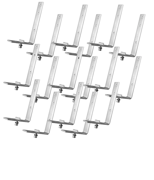 Fastensol Solar Panel Mounting Slate Tile Hooks (Box of 20 Pieces)