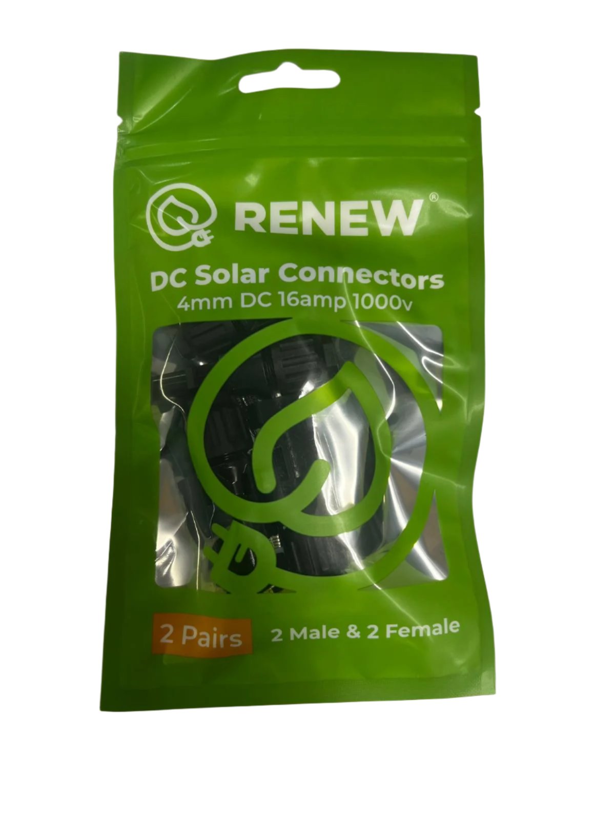 DC Solar Cable Connectors - Twin Pack (Two Pairs)