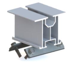 Universal Trapezoid Clamp for Portrait PV Panel Installation