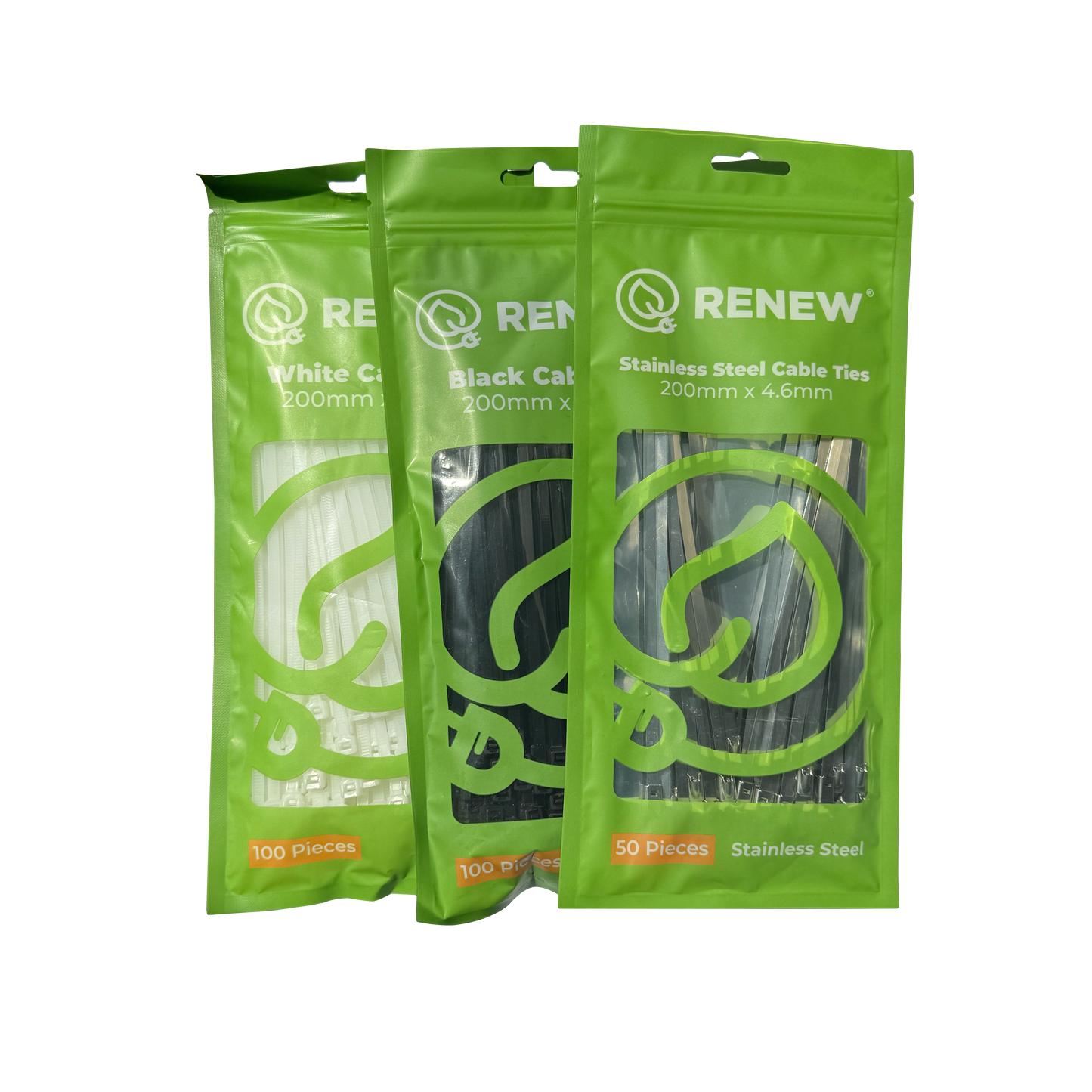 Renew Cable Ties (Bag of 100 or 50)