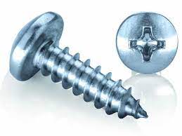 Zinc Plated Flat Head Socket Cap Self Tapping Screws For 5.5 X 25 Mm