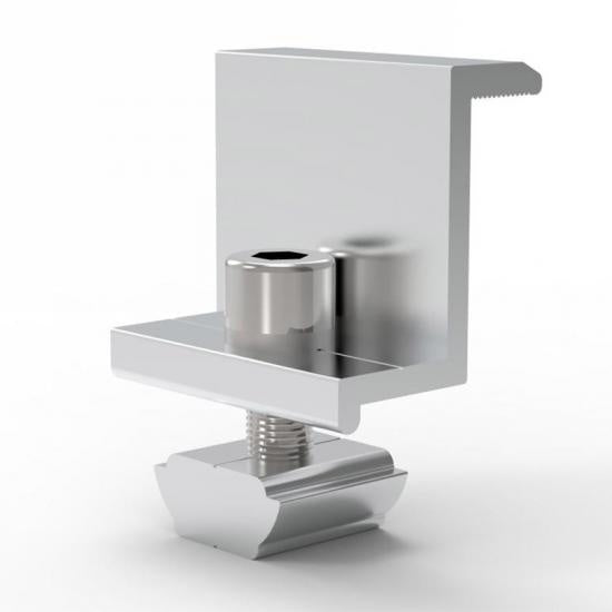 2 Panel Single Row Fast Mounting Kit for Portrait Flat Roof & Ground Installations