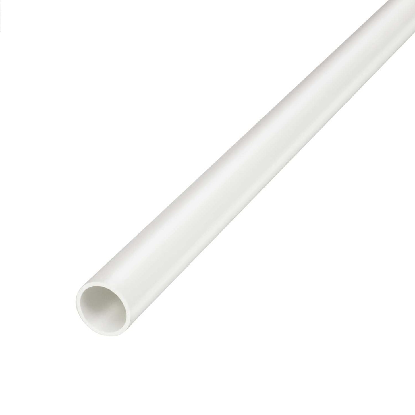 Renew white PVC conduit pipe surface cable management