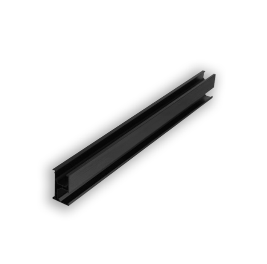 Fastensol 3.3 Metre Solar Panel Mounting Rail - Black (Pack of 8)