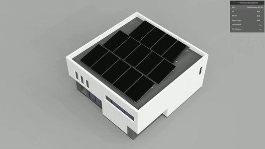 14 Panel in 3 Rows Solar Panel Mounting Kit (Flat Roof or Ground Mounting)