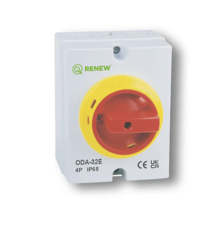 Premium High Spec 32 AMP AC Single Phase Rotary Isolation Switch – Renew