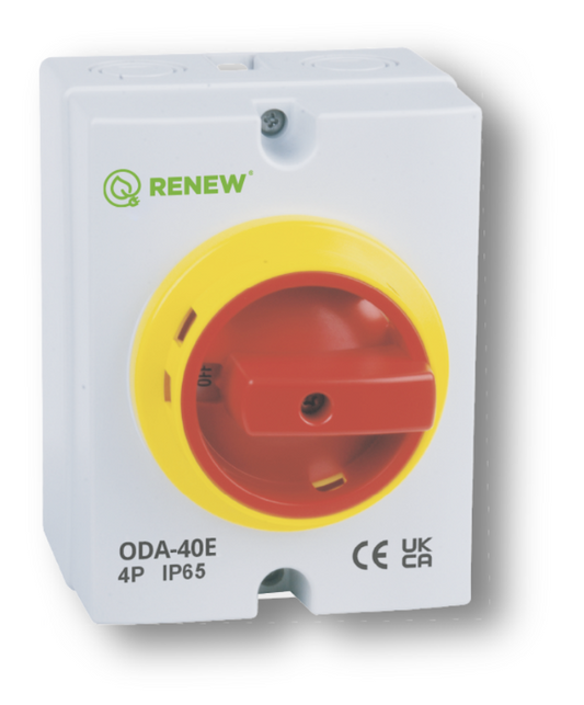 Rotary Isolator Switch AC Isolation switches single phase - 40 AMP Premium High spec