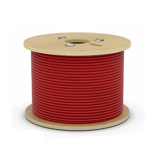 500 meter roll, six mil DC cable red