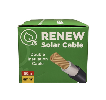 Solar Panel Cable (PV DC, 4mm, 50m, Double Insulation Cable)