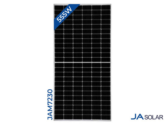 JA Solar JAM7230-555 555w MBB Half Cell Module JAM7230-555w
