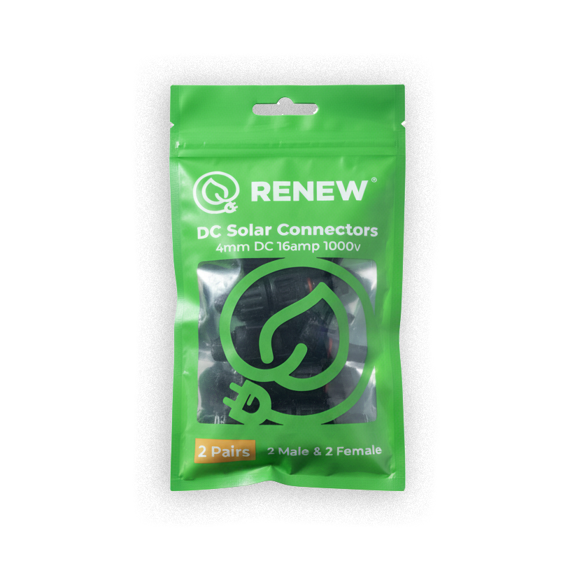 Box of 126 Bags of DC Solar Connectors (2 Pairs Per Bag)
