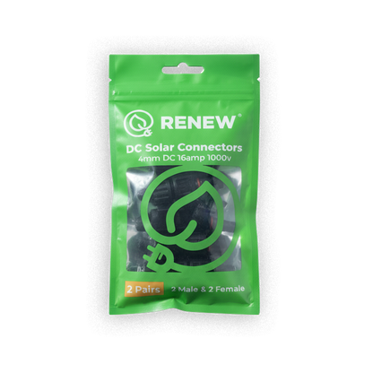 Box of 126 Bags of DC Solar Connectors (2 Pairs Per Bag)