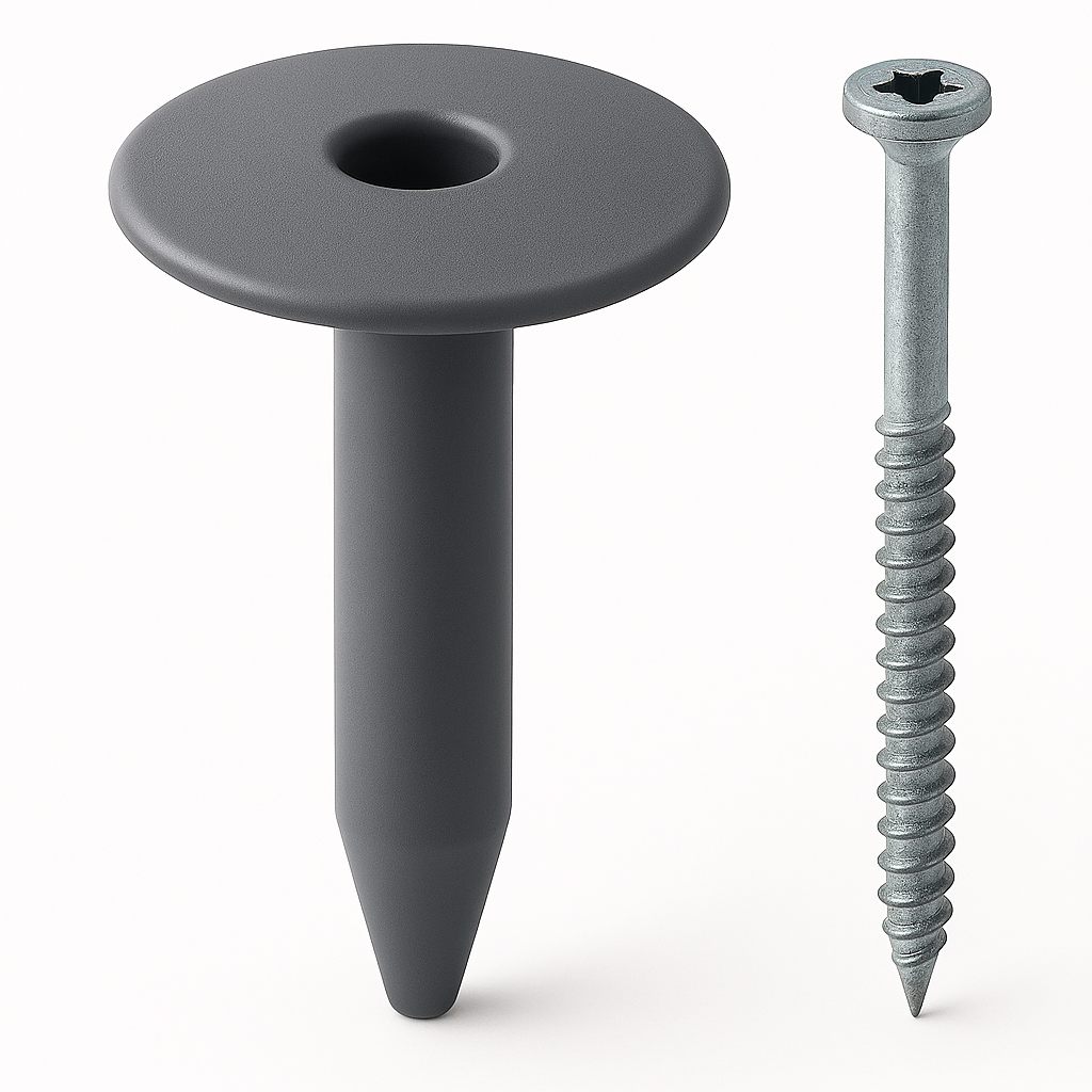 Warm Deck Insulation Fixing for CONCRETE (Box of 100 Pieces)