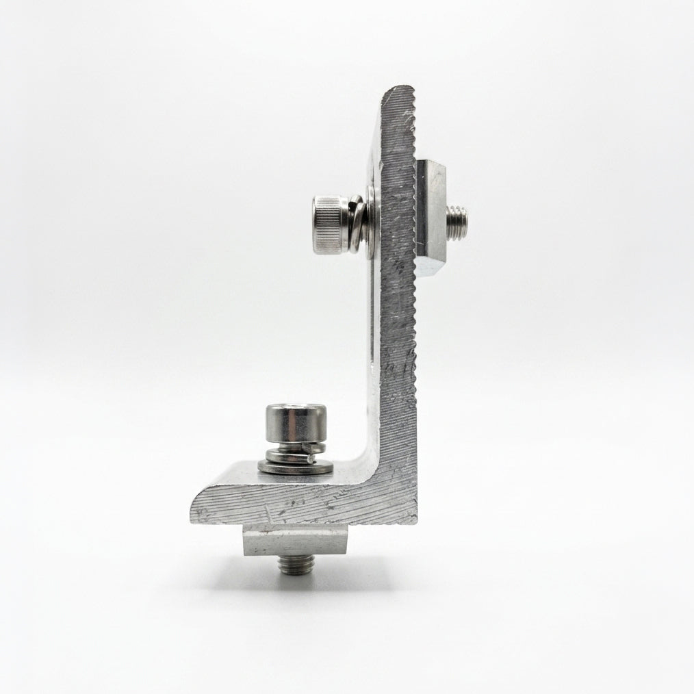L-Foot + 2 x M8 T-Nut & Bolt (Landscape Panel Mounting)