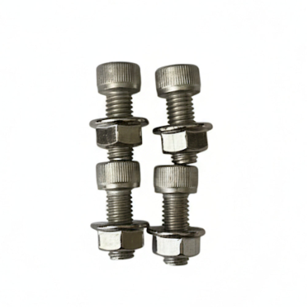 25mm M8 Nuts and Bolt in Stainless Steel (4 Pieces)