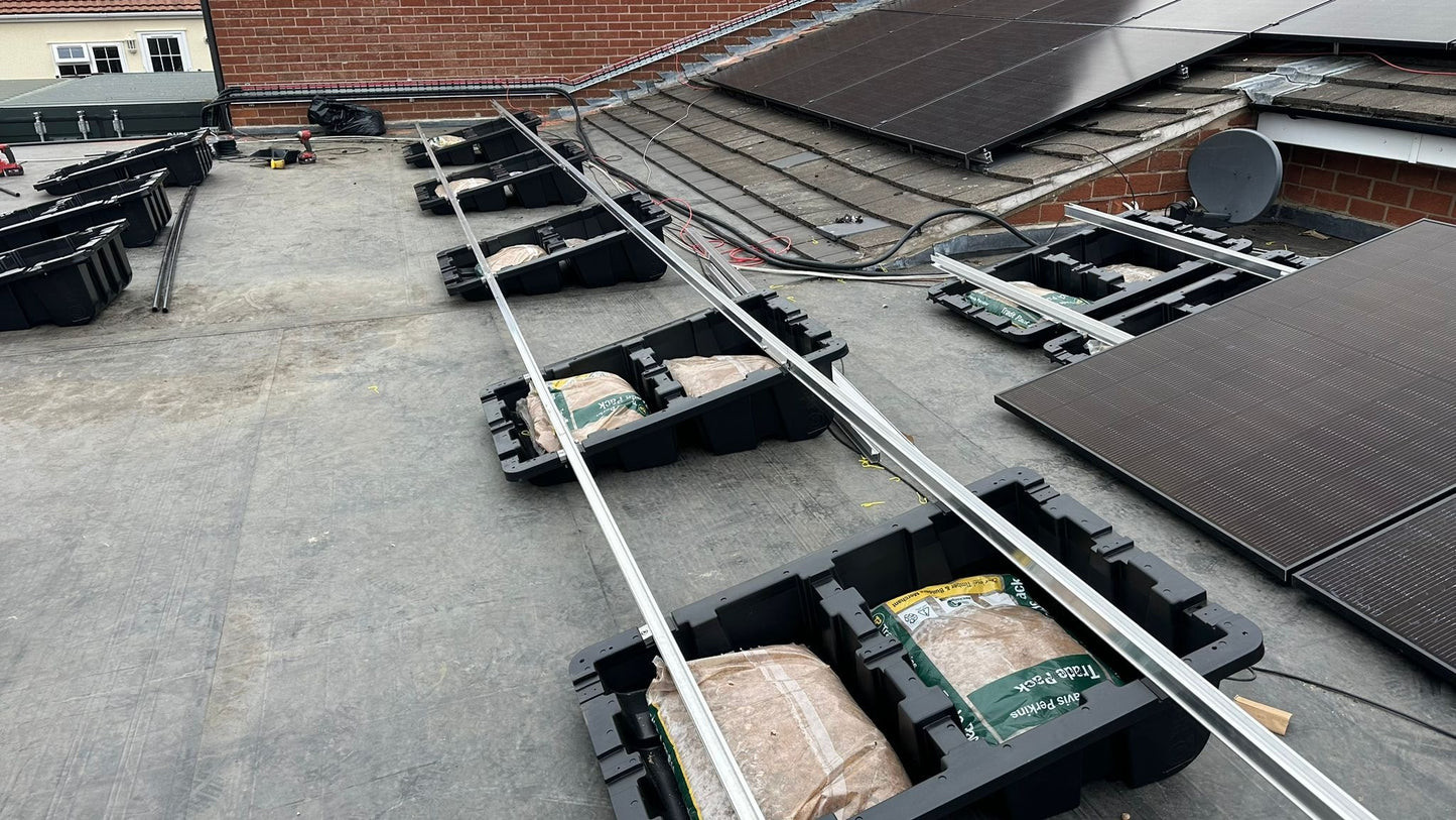 Fast Tub 13° For Flat Roof & Ground Mounting System For Solar PV Panels