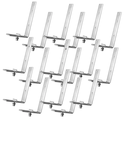 Fastensol Solar Panel Mounting Slate Tile Hooks (Box of 20 Pieces)