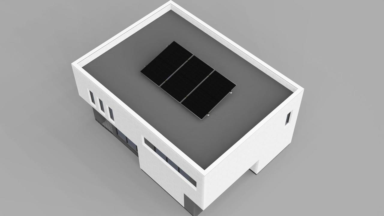 3 Panel Mounting Portrait Fast Tub Kit (Flat or Ground Mounting)