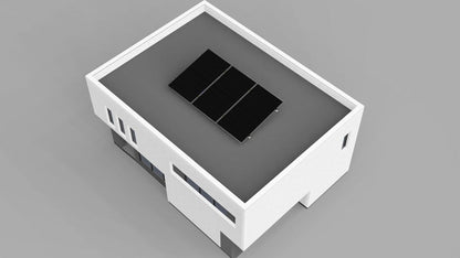 3 Panel Mounting Portrait Fast Tub Kit (Flat or Ground Mounting)