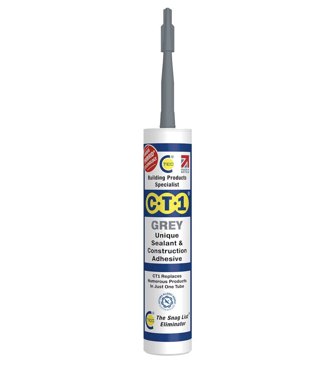 CT1 Multi Purpose Sealant/Adhesive Grey X 1