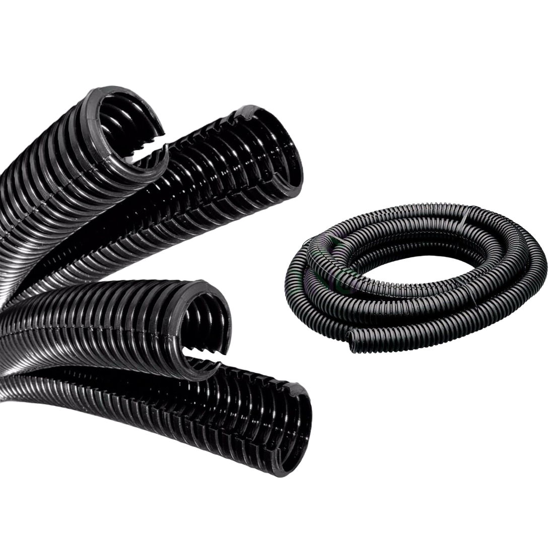 Flexible Cable Conduit Sleeving – Split/Unsplit Wire Protection Tubing, Loom & Harness Cover (10m)