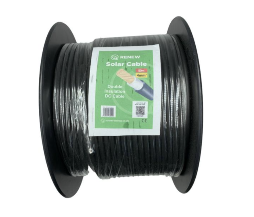 Solar Panel Cable (PV DC, 4mm, 50m, Double Insulation Cable)